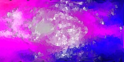 Light purple, pink vector geometric polygonal layout.