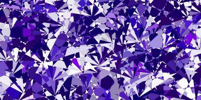 Light Purple, Pink vector background with triangles.