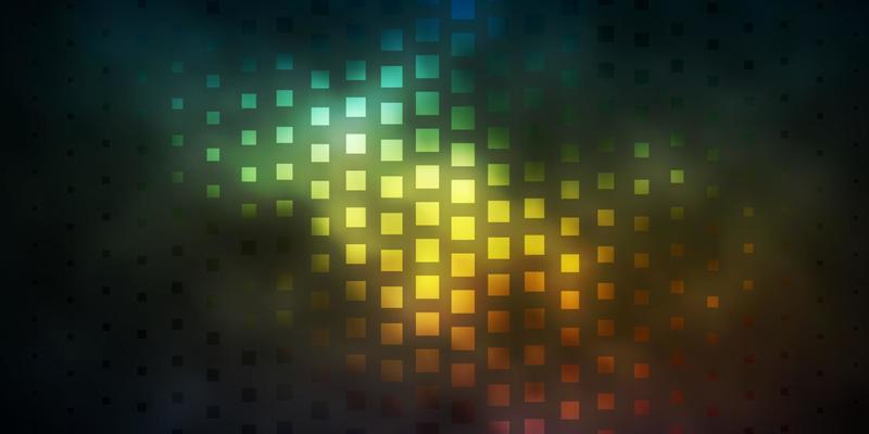 Dark Blue, Yellow vector template with rectangles.