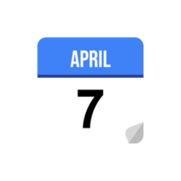 7. April png