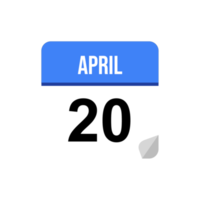 20. April png