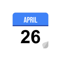 26. April png