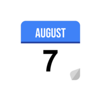 7. August png