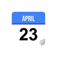 23. April png