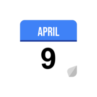 9. April png