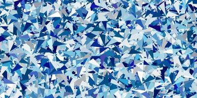 Light blue vector backdrop with triangles, lines.