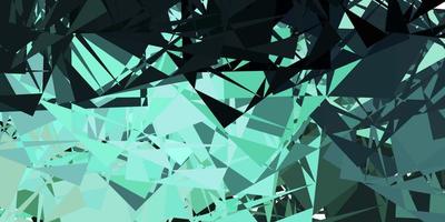 Light Green vector template with abstract forms.