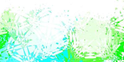 Light Green vector background with triangles.