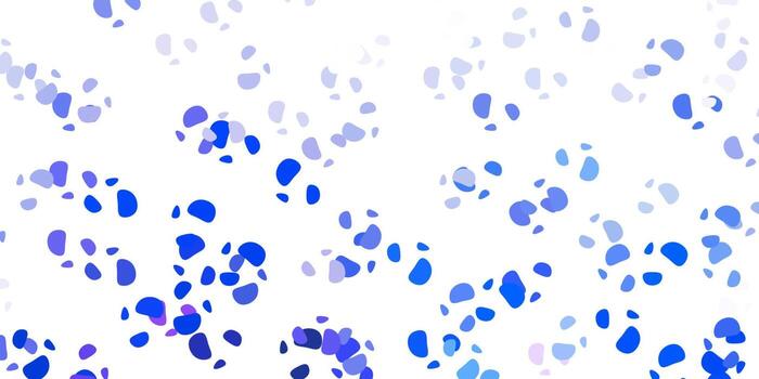 Light blue vector pattern with abstract shapes.