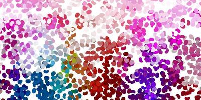 Light multicolor vector template with abstract forms.