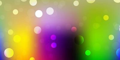 Light multicolor vector background with random forms.