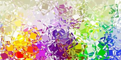 Light multicolor vector background with polygonal forms.