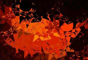 Dark Pink vector backdrop with chaotic shapes.