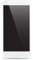 smartphone branco isolado png