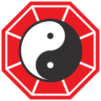 yin yang voor Chinese nieuw jaar decoratie traditioneel icoon symbolen png