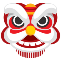 head lion dance for chinese new year decoration traditional icon symbols png