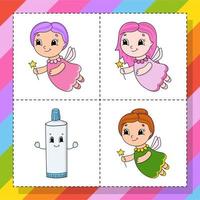 Cute character. Design element. Template for your design, books, stickers, cards, posters, clothes. Cartoon style. Isolated on white background. Vector illustration.