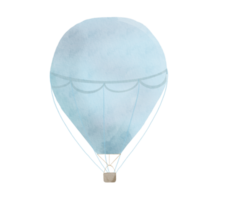 bebis dusch varm luft ballong vattenfärg illustration png