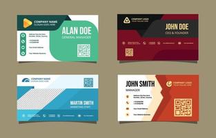 Corporate business essential card Template vector