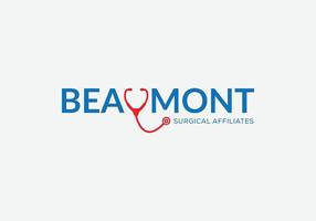 Beaumont surgical Abstract medical emblem minimalist logo design vector