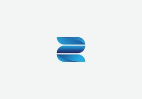 Abstract z letter modern lettermarks logo design vector