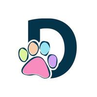 Initial D Paws Logo vector