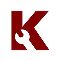 Initial K Tool Logo vector