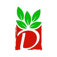 Initial D Leaf Box Logo vector