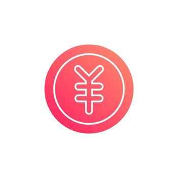 yuan vector for website symbol icon presentation