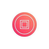 coin chinese vector for website symbol icon presentation