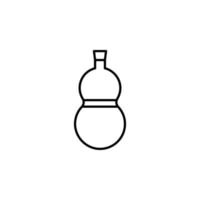 bottle chinese vector for website symbol icon presentation