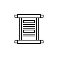 chinese scroll vector for website symbol icon presentation