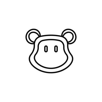 monkey zodiac vector for website symbol icon presentation