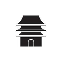 traditional chinese buildingvector for website symbol icon presentation vector