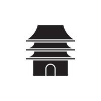 traditional chinese buildingvector for website symbol icon presentation vector