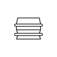 Chinese bowl vector for website symbol icon presentation