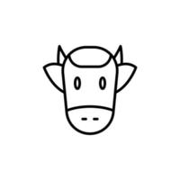 cow zodiac vector for website symbol icon presentation