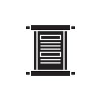 chinese scroll vector for website symbol icon presentation