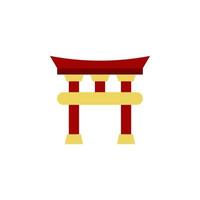 temple chinese vector for website symbol icon presentation