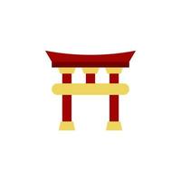 temple chinese vector for website symbol icon presentation