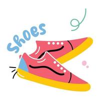 Trendy Shoes Concepts vector