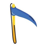 Trendy Scythe Concepts vector