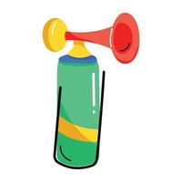 Trendy Air Horn vector