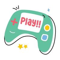 conceptos de gamepad de moda vector