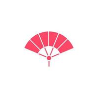 hand fan vector for website symbol icon presentation