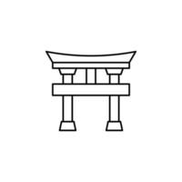 temple chinese vector for website symbol icon presentation