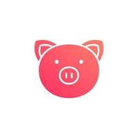 pig zodiac vector for website symbol icon presentation