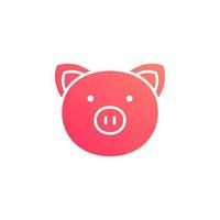 pig zodiac vector for website symbol icon presentation