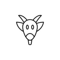 goat vector for website symbol icon presentation