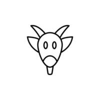 goat vector for website symbol icon presentation